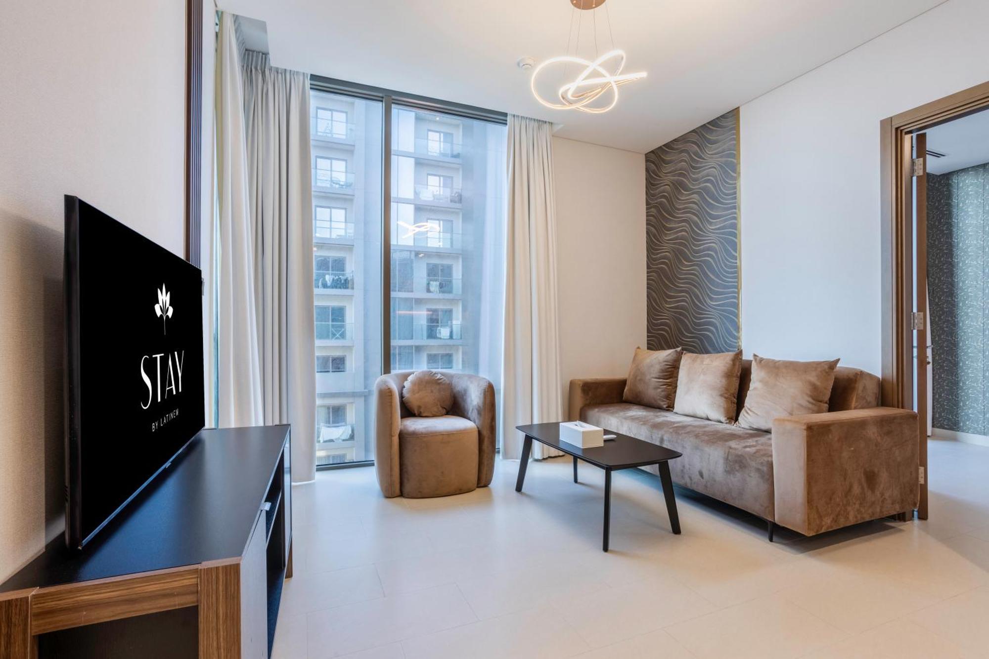 Stay By Latinem Luxury 1Br Plus Study Holiday Home Cv A2712 Near Downtown Dubaj Exteriér fotografie